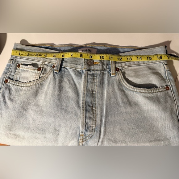 RE/DONE Loose Long Acqua Destroy Jeans Size 27 – Retail $325 NWT - Picture 10 of 10